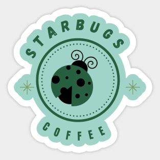 starbugs coffee Sticker